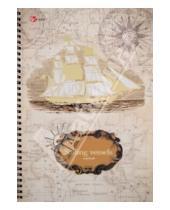 Картинка к книге Тетради - Тетрадь 96 листов "Старинный корабль" клетка, А4 (ТСФ4963695)