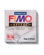 Картинка к книге Полимерная запекаемая глина - FIMO Effect полимерная глина, 56 гр., цвет серебро металлик (8020-81)