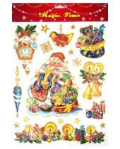 Картинка к книге Новогодние украшения - Украшение новогоднее оконное Дед Мороз (26591)