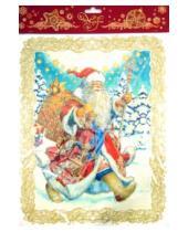 Картинка к книге Новогодние украшения - Новогоднее оконное украшение "Дед Мороз" (31251)