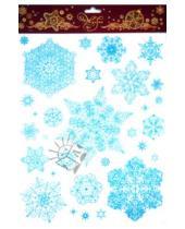 Картинка к книге Новогодние украшения - Украшение новогоднее оконное Снежинки (31242)