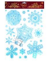 Картинка к книге Новогодние украшения - Новогоднее оконное украшение "Снежинки" (31243)
