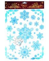 Картинка к книге Новогодние украшения - Украшение новогоднее оконное Снежинки (31244)