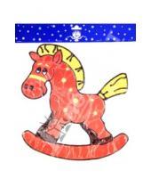 Картинка к книге ROOM DECOR - Новогодняя наклейка на окно "Лошадь" (576159)