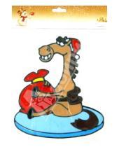 Картинка к книге ROOM DECOR - Новогодняя наклейка на окно "Конь" (2222-9120)
