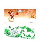 Картинка к книге Комус - Новогоднее конфетти "Елочки" (10 гр, зеленый/белый) (330522)