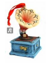 Картинка к книге Новогодние украшения - Украшения ёлочное подвесное "Граммофон" (34572)