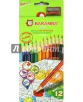 Картинка к книге Baramba - Карандаши цветные шестигранные (12 цветов) (B33112/N)