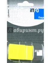 Картинка к книге Info Notes - Клейкие Z закладки, пластиковые. Желтые. 25х43 мм. 50 мл.
