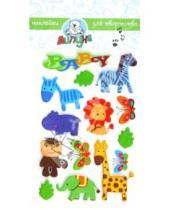 Картинка к книге Воздушные блестящие наклейки - Наклейки детские "Африка" (ZF002)