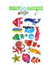 Картинка к книге Воздушные блестящие наклейки - Наклейки детские "Море" (ZF003)